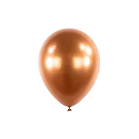 Dekorační chromový balonek Jantarový 13 cm - 100 ks