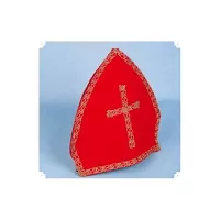 Mikulášská čepice červená