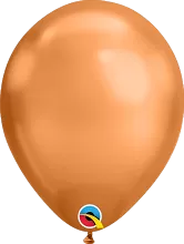 Balónek Qualatex CHROME - měděný 11"/28cm