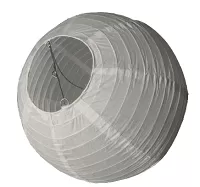 Lampion kulatý 30 cm bílý