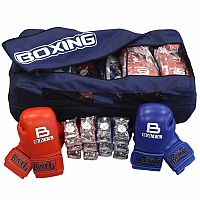 Boxerský set BAIL LEOPARD 10-12 oz, Kůže