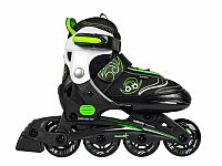 Muuwmi nastavitelné dětské inline brusle, zelené vel. 37-40 - 33