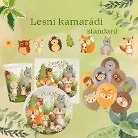 Dekorační sada Lesní kamarádi (Standardní varianta)