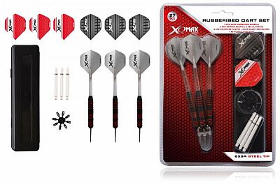 Sada XQMax SET šipky 23g Steel + příslušenství