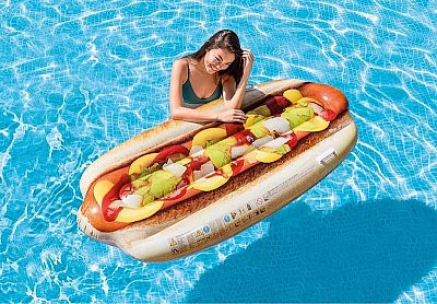 Matrace nafukovací Hotdog Intex 58771  180x89cm