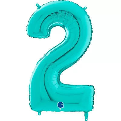 Číslice 2 modrá TIFFANY (66cm,26")