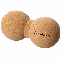 Korkový dvojitý masážní míč HMS BLW02 - Lacrosse Ball