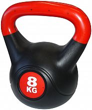 ACRA Činka kettlebell s cementovou náplní - 8 kg