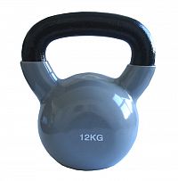 ACRA Kettlebell 12 kg litina s vinylovým potahem