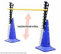 Sada na přeskoky - překážka s nastavitelnou výškou 2+2+1