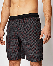 Plavecké šortky Adidas Check Clx GQ1113 Šedá Regular Fit