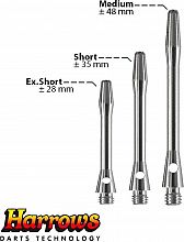 Náhradní násadky na šipky ALUMINIUM HARROWS vel. S T72