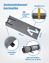 ACRA karimatka samonafukovací 5cm L46