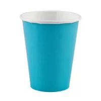 Papírové kelímky modré 8 ks