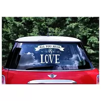 Nalepovací nápis na auto - All you need is love