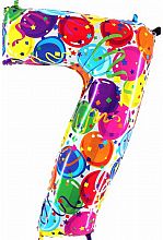 Foliová číslice - balonková 7 102cm
