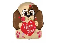 Fóliový balónek Štěně ILY 46cm