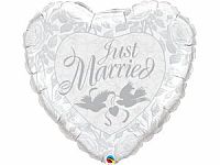 Fóliový balónek Just Married 91cm