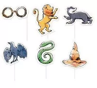 Rekvizity do fotokoutku Harry Potter - bradavické koleje 8 ks