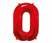 Foliová číslice - Červená 0 - 85 cm