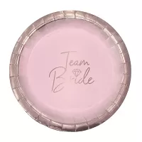 Papírové talíře Team Bride 8ks