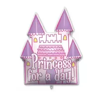 Fóliový balónek Princezna na den - Hrad 95 cm
