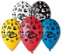 Latexový balonek s potiskem Auta