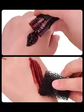 Falešná gelová krev - červená s houbičkou