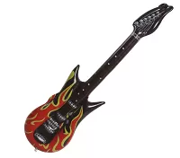 Nafukovací kytara s plameny 90 cm