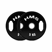 Sada pogumovaných olympijských kotoučů HMS TOG05 2 x 5 kg