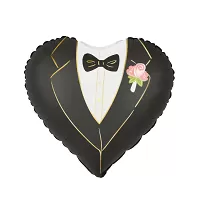 Fóliový balónek srdce Ženich 45cm