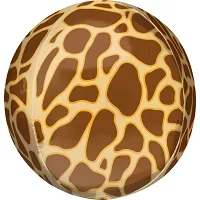 Foliový balonek koule Žirafa 40 cm