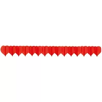 Girlanda červená ve tvaru srdce 4 m