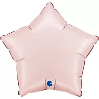 Foliový balonek hvězda růžová 46 cm