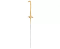 Ozdoba na dort - prskavka číslice 1