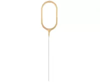 Ozdoba na dort - prskavka číslice 0