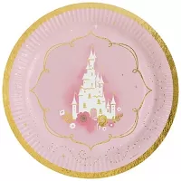Papírové talíře Na den princeznou 23 cm