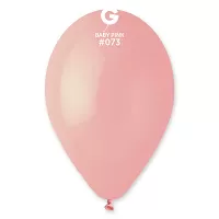 Balónek 33cm/13" #073 baby růžový ZIP BAGS 50 ks