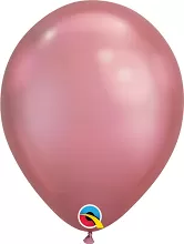 Balónek Qualatex CHROME 18cm - růžový