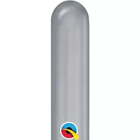 Q260 Balónek (152cm:5cm) CHROME stříbrný (100ks/bal)