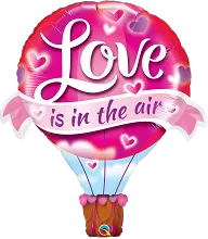 Foliový balonek Love is in the air - Balón 107 cm