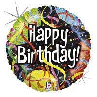 Fóliový balónek Party Narozeninové Stuhy 46cm