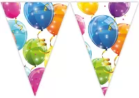 Vlaječková girlanda - Balónky (9 vlajek)