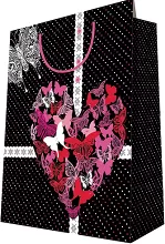 Dárková taška S - Motýlí srdce