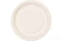 EKO Talířky papírové - slonová kost 18cm, 20ks