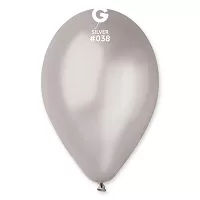 Balónek 30cm/12" #038 stříbrná
