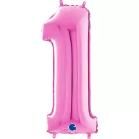 Číslice 1 fuchsia (66cm,26")