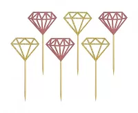 Napichovátka Diamanty třpytivé 6 ks