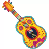Foliový balonek Day of the Dead kytara 97 cm