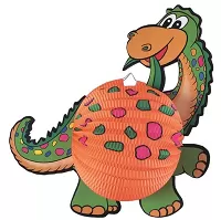 Lampion barevný Dinosaurus 42cm